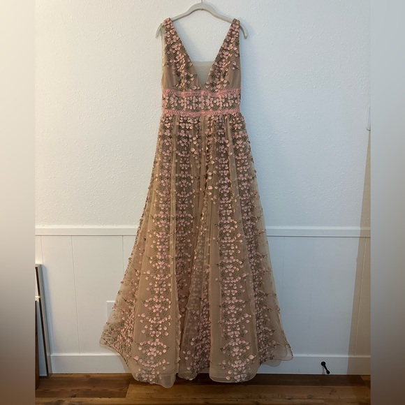 Bronx and Banco Megan Maxi Dress in Rose - Picture 5 of 6